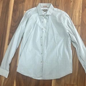 Denim & Flower button up